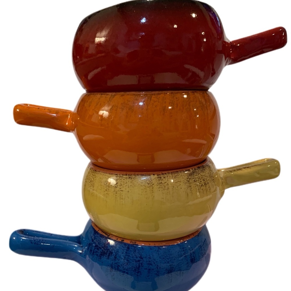4 De Silva Terracotta Bowls (Made in Italy)